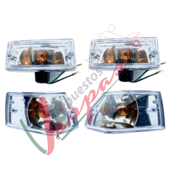 Set de Faros Transparente Italianos