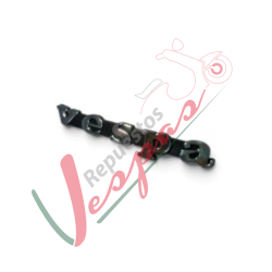 Emblema Vespa Negro-Cromado